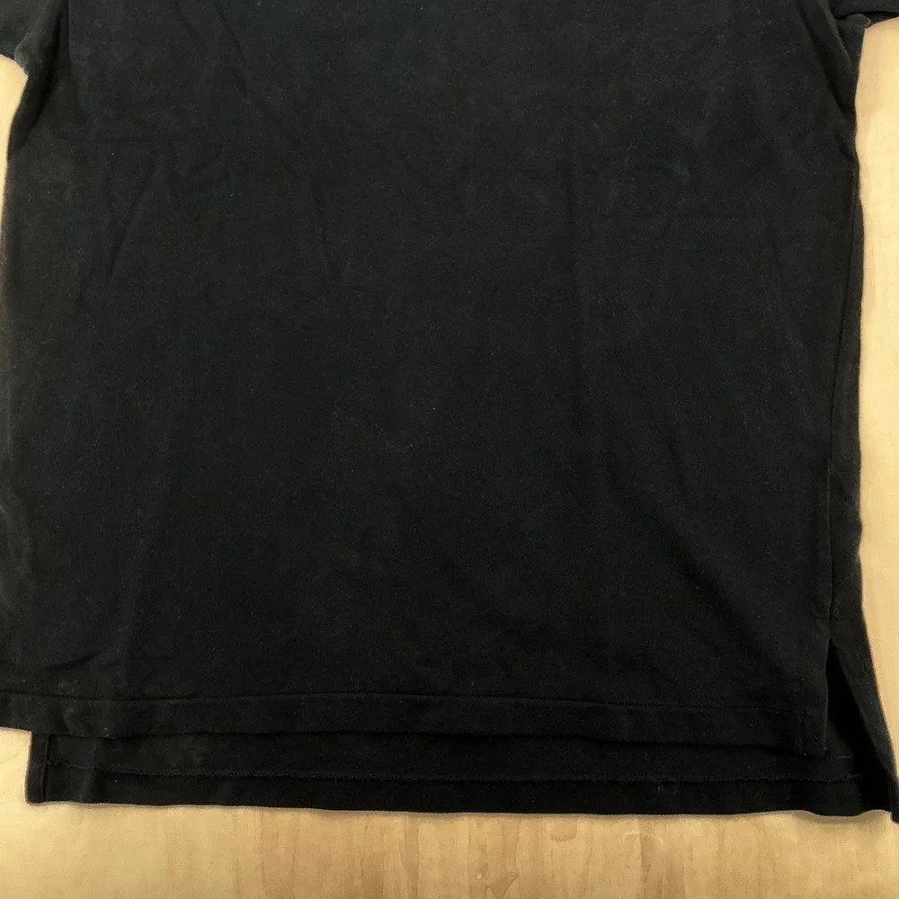Polo Ralph Lauren Shirt Mens L Black Red Pony Logo Short Sleeve Classic Preppy